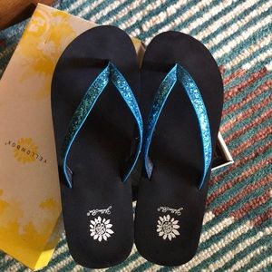 Yellowbox Wedge Glitter Sandal